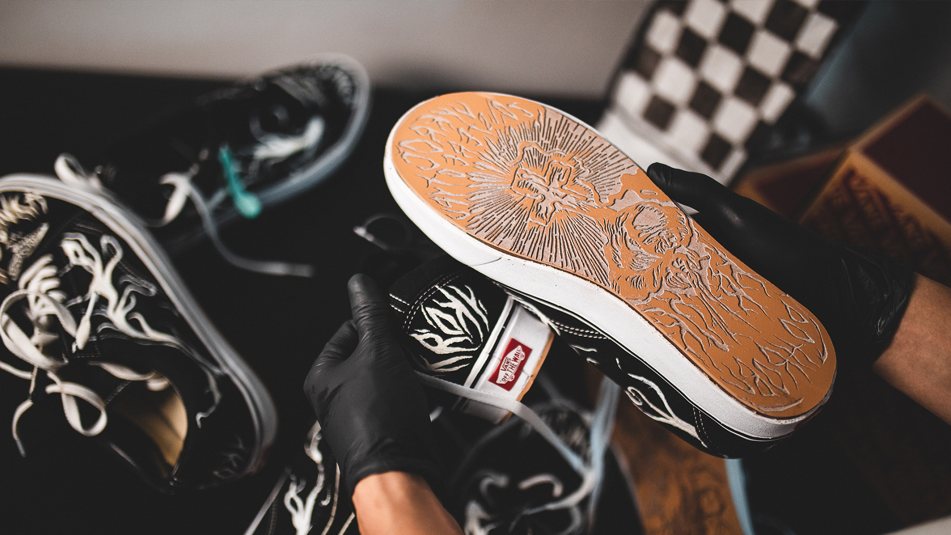 FTSHP x Oliver Mušinka /custom Vans Old 