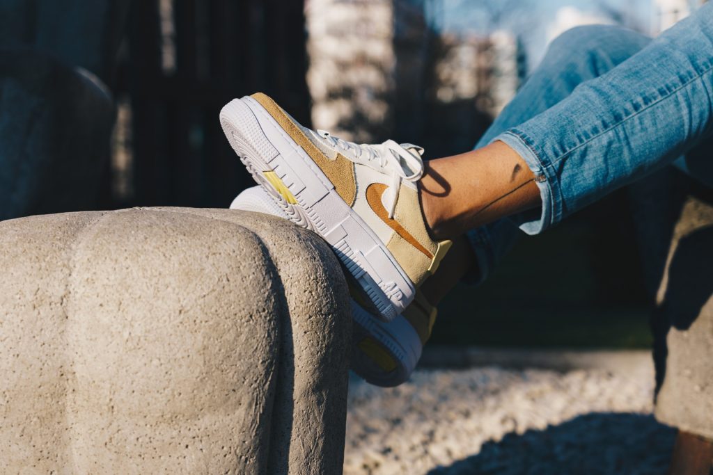 Nike Air Force 1 Pixel on feet