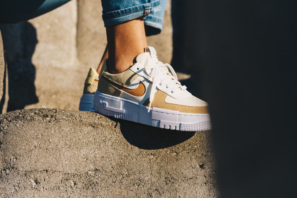 Nike Air Force 1 Pixel on feet