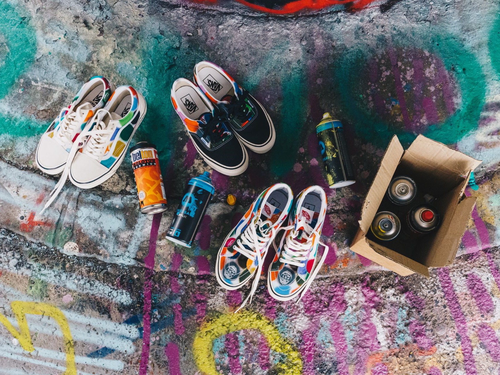 Vans vzdává hold fenoménu grafitti s kolekcí Spray Spots pack