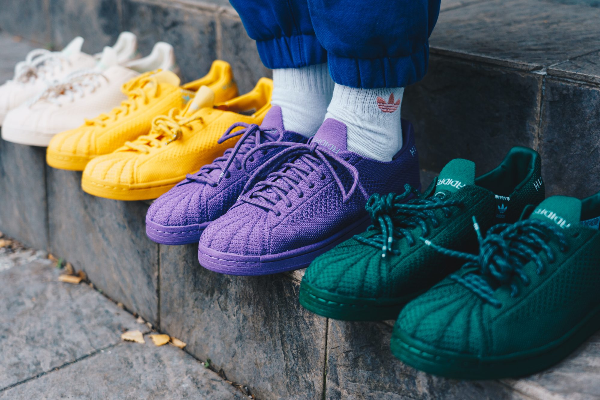 Barevná paleta nejnovější spolupráce adidas Originals x Pharrell Williams