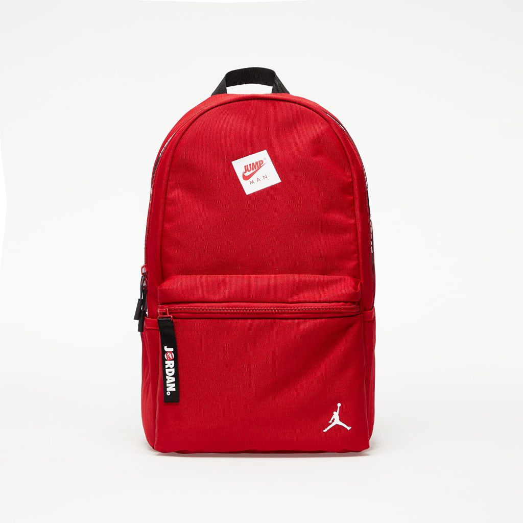 červený školní batoh jordan