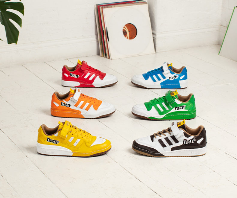 Šest nejsladších adidas Forum inspirovaných M&M’s