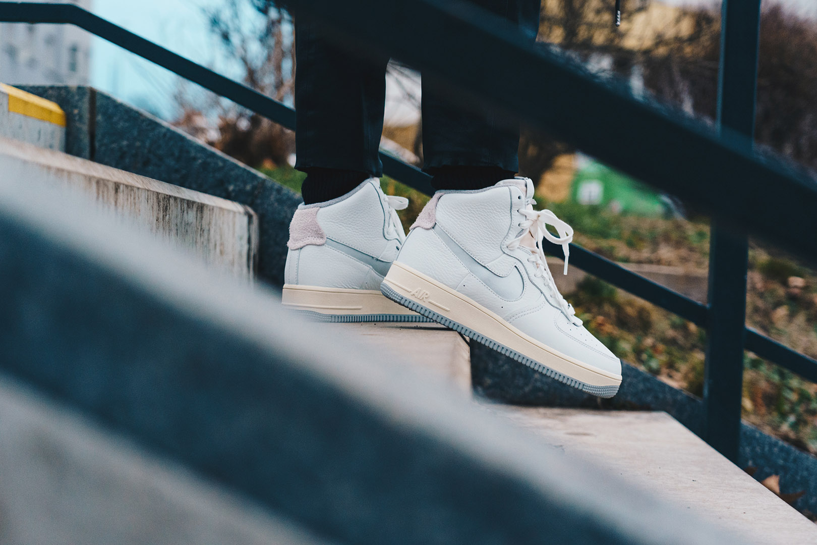 Women's shoes Nike W Air Force 1 Sculpt Summit White/ Silver-Coconut Milk